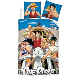 ONE PIECE - Parure de lit 140x200cm - Team 5 '100% PolyCoton' 