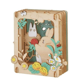 Puzzle MON VOISIN TOTORO -Cueillette de fraises -Théâtre de papier Style Bois 
