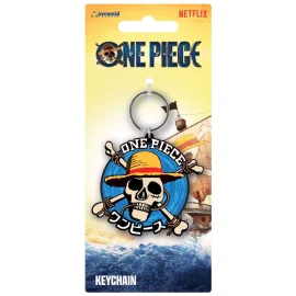 Porte-clé One Piece Live Action Straw Hat Pvc Keychain 
