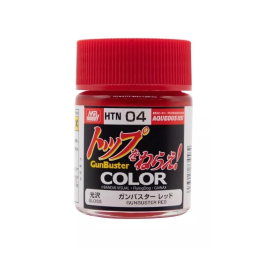 Peinture GUNZE HTN-04 AQUEOUS HOBBY COLORS (18 ML) GUNBUSTER RED 