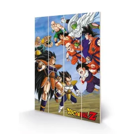 Poster DRAGON BALL Z - Battle Clash - Impression sur bois 40x59cm 