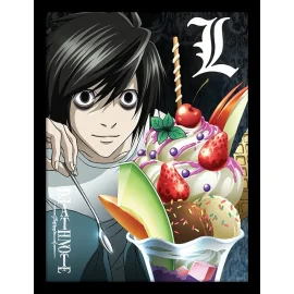 Poster Death Note: L Ice Cream 30 x 40 cm Impression encadrée 