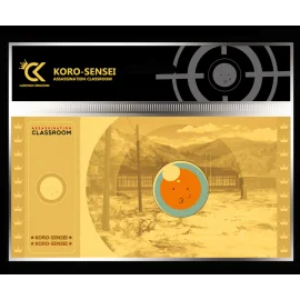 ASSASSINATION CLASSROOM - Koro-Sensei Boule - Golden Ticket 