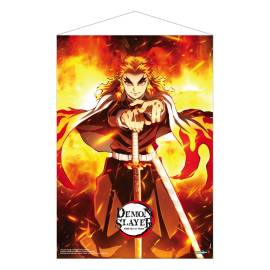 Poster Demon Slayer: Kimetsu no Yaiba wallscroll Kyojuro Rengoku 50 x 70 cm 