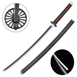 Katana Ornementale avec LED- Inspiré de Tanjiro Kamado (Demon Slayer) 