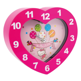 Horlogerie Sanrio pendule Hello Kitty Heart Shaped 