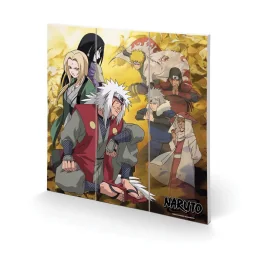 Poster Naruto tableau en bois Fallen Leaves And Fallen Comrades 