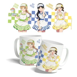 Love Live! Superstar!! mug American Diner Sumire, Ren, Kinako 325 ml 
