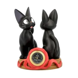 Kiki la petite sorcière horloge Jiji & Soft Toy Jiji 11 cm 
