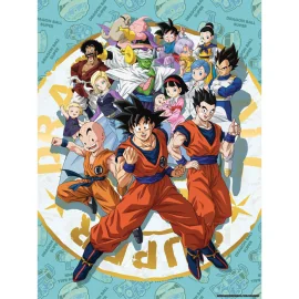 DBZ Dragon Ball Super Golden Poster Personnages 