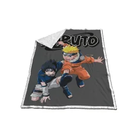 NARUTO - Couverture Sherpa 120x150cm - Naruto & Sasuke 