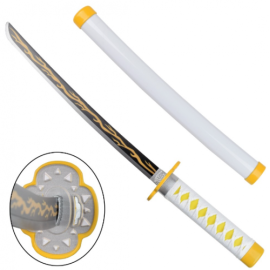 Tanto mini Katana - Inspiré du Katana de Zenitsu Agatsuma (Demon Slayer) 