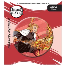 Pin's Demon Slayer Button Badge Kyojuro Rengoku 