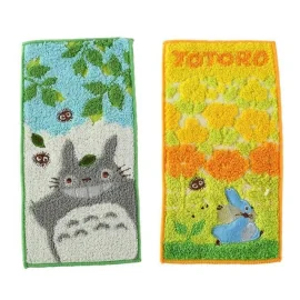 Mon voisin Totoro pack 2 serviettes de toilette mains Big and Medium Totoro 20 x 10 cm 