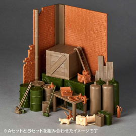 Girls Und Panzer Last Chapt Garage Set (b) Artpla Model Kit 