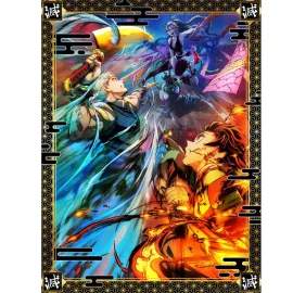 Demon Slayer Golden Poster Quartier Des Plaisirs 