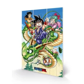 Poster DRAGON BALL Z - Soaring Through the Sky - Impression sur bois 20x29.5 