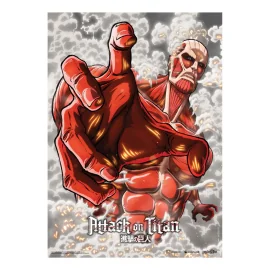 Attack On Titan Fabric Poster Colossal Titan 84 x 118 cm 