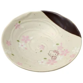 HELLO KITTY - Fleur de Cerisier - Assiette Creuse Mino 21.3x3.7cm 
