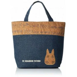 Mon Voisin Totoro Sac à Lunch style liège & denim Totoro 