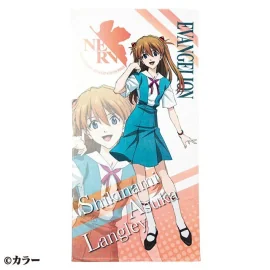 SERVIETTE DE BAIN EVANGELION ASUKA PROFILE 