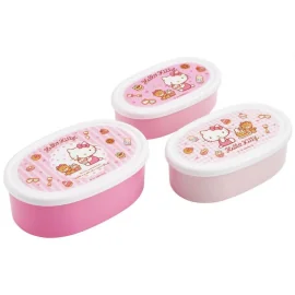 HELLO KITTY - Sweety Pink - Set de 3 bento 