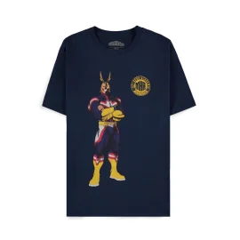 MY HERO ACADEMIA - Navy All Might Quote - T-shirt Homme (XS) 