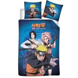 NARUTO SHIPPUDEN - Parure de lit 140x200cm - '100% microfibre' 