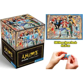 Anime Puzzle Collection - Cube500 One Piece: Map - Jigsaw Puzzle 500 Pcs 