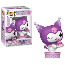 Figurine Pop Funko KUROMI 20EME ANNIVERSAIRE - POP N° 108 - Kuromi avec Cake 