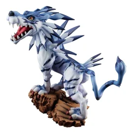 Figurine Digimon Adventure G.E.M. Precious Series statuette PVC Garurumon Battle Ver. 28 cm 