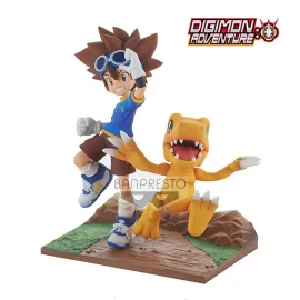 Figurine Digimon Adventure Dxf Adventure Archives Taichi & Agumon 15cm - W94 