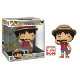 Figurine Pop Funko One Piece Super Sized Jumbo POP! Vinyl figurine Monkey D. Luffy (Stretching) 25 c