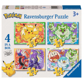 POKEMON - 4 Puzzle 12/16/20/24P 