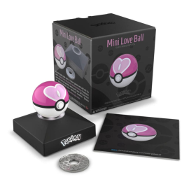 Réplique 1/1 Pokémon réplique métal Diecast Mini Love Ball 