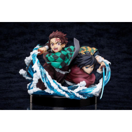 Figurine DEMON SLAYER - Tanjiro & Giyuu - Statuette 13cm 