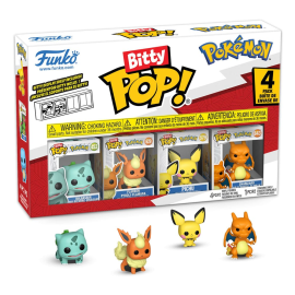Figurine Pop Funko Pokémon - pack 4 figurines Bitty POP! Vinyl Series 3 2 cm 