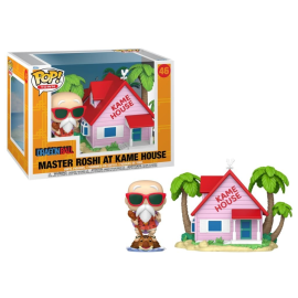 Figurine Pop Funko DRAGON BALL - POP TOWN N° 46 - Kame House avec Master Roshi