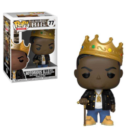 Figurine Pop Funko Notorious B.I.G.  POP! Rocks Vinyl figurine Notorious B.I.G. with Crown 9 cm 