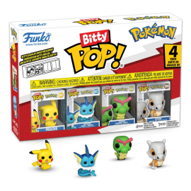 Figurine Pop Funko Pokémon - pack 4 figurines Bitty POP! Vinyl Series 1 2 cm 