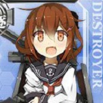 personnage anime - Ikazuchi (Kantai Collection)