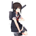 personnage jeux video - Shigure (Kantai Collection)