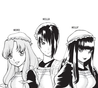personnage manga - NERO - NELLA - NELLY