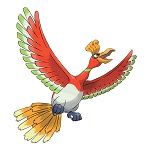 personnage jeux video - Ho-Oh