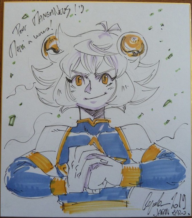 Jeronimo Cejudo - Lil'berry, dessin sur shikishi