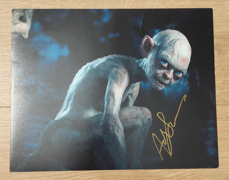 Autographe d'Andy Serkis - The Lord of the Rings