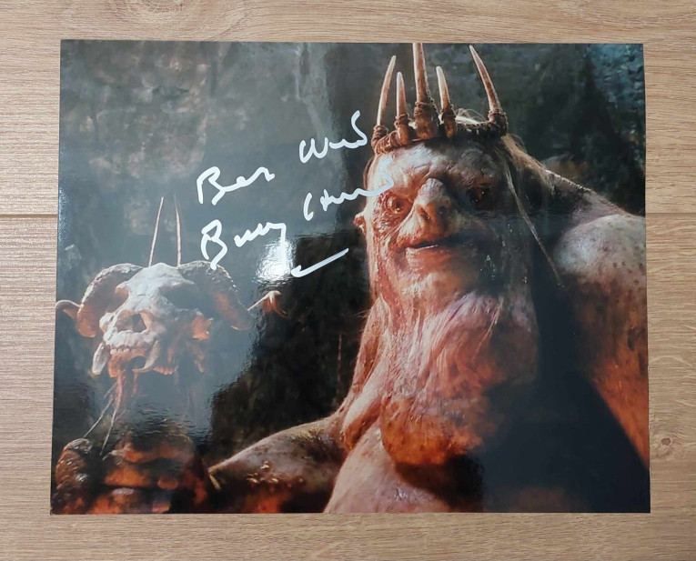 Autographe de Barry Humphries - The Hobbit