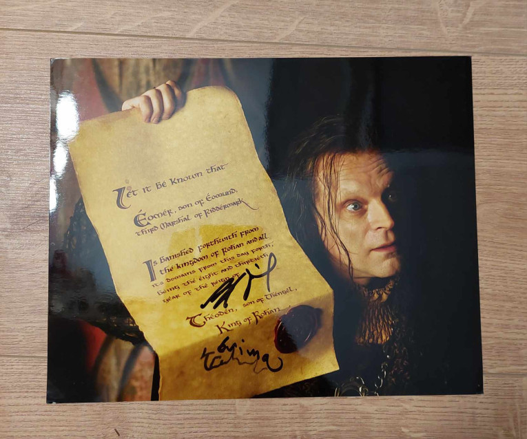 Autographe de Brad Dourif - The Lord of the Rings