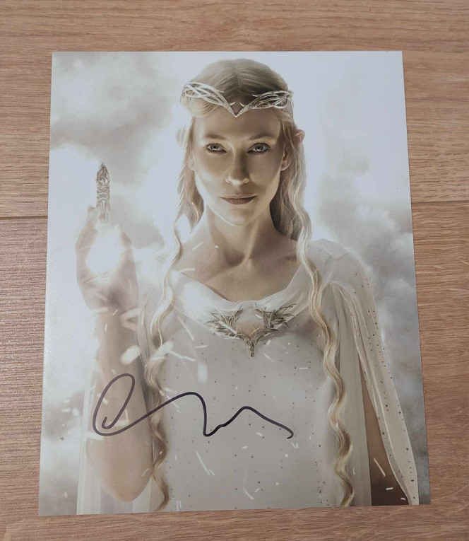 Autographe de Cate Blanchett - The Lord of the Rings