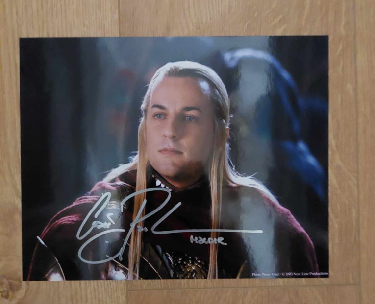 Autographe de Craig Parker - The Lord of the Rings